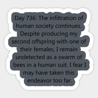 I am a Swarm of Bees Sticker